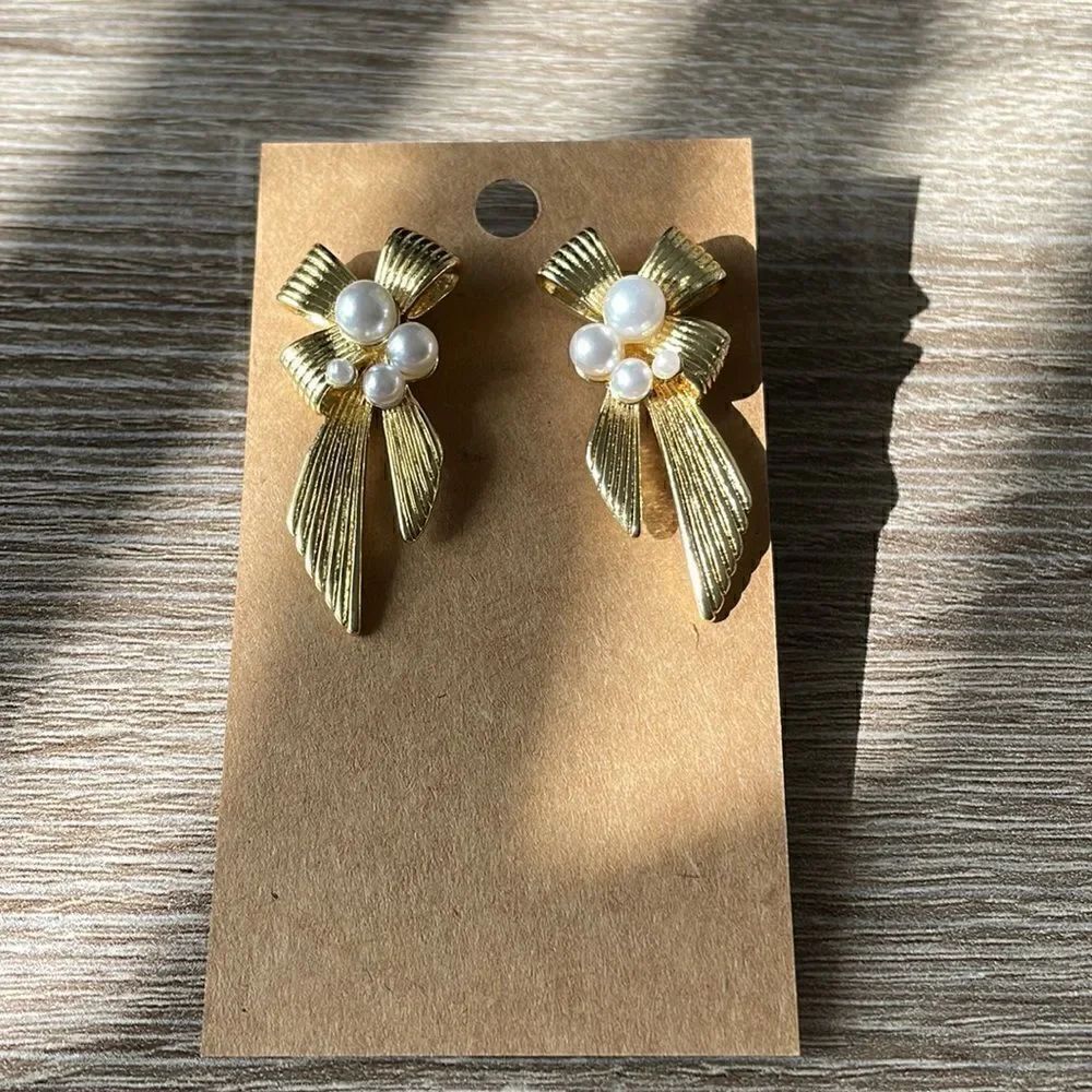 Boho Bow earrings N78 - Picture 4 of 5